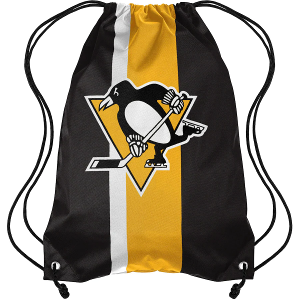 Vak Pittsburgh Penguins FOCO Team Stripe Drawstring Backpack