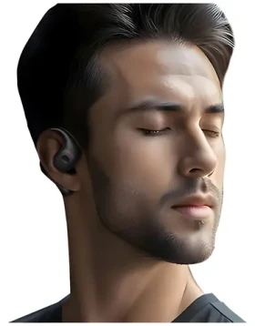 USAMS G26 černá / TWS bezdrátová sluchátka / Bluetooth 5.3 / Open-ear / Výdrž 21 h (BHUUG01)