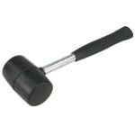 STREND PRO 230191 Palice gumová 450g, černá hlava, kovová násada 30cm