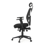 Kancelářská židle, asynchronní mechanismus, černá, KA-Q8250 BK