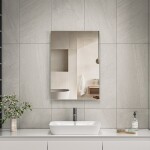 Erga Rectangle, obdélníkové zrcadlo 50x70 cm, ERG-V01-RECTAGLE-5070-CL