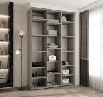 Police pro šatní skříně COMO Barva korpusu: Kašmír, Rozměry: 40 cm, Počet: 1 sada - 2x police