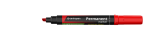 Značkovač Centropen 8516 nevysychavý permanentní, klínový hrot - červený