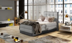 Boxspring Aster 90 látka: Monolith 37/Monolith 84, Varianta: Levá