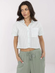 Košile NM KS KA 01148.50P bílá zelená M/L