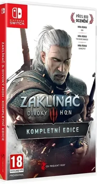 Switch Zaklínač 3: Divoký hon - Kompletní Edice / RPG / České titulky / od 18 let / Hra pro Nintendo Switch (398647)
