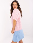 Jumper MI SW 2701.23 světle růžový jedna velikost
