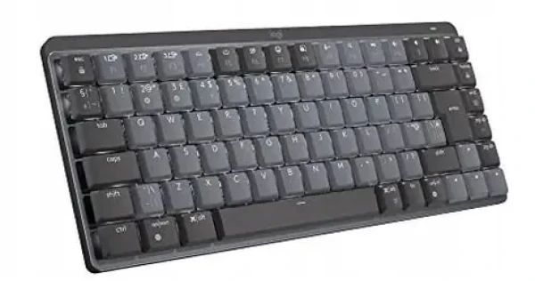 Logitech MX Mechanical Mini grafitová / Mechanická klávesnice / bezdrátová / podsvícená / taktilní spínače / UK (920-010779)