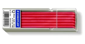 STAEDTLER Lumocolor náhradní tuha červená / 3 mm / 70 mm / 12 ks (218-2)