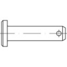 TOOLCRAFT 135905 čep (Ø x d) 12 mm x 60 mm ocel galvanizováno zinkem 10 ks