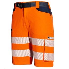 ISSA - Industrial Starter Bermudy HIVI Softshellové light 8454B pánské oranžovo-modré 2XL oranžovo modré