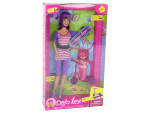 Mamido Sada panenek Lucy se skateboardem fialová