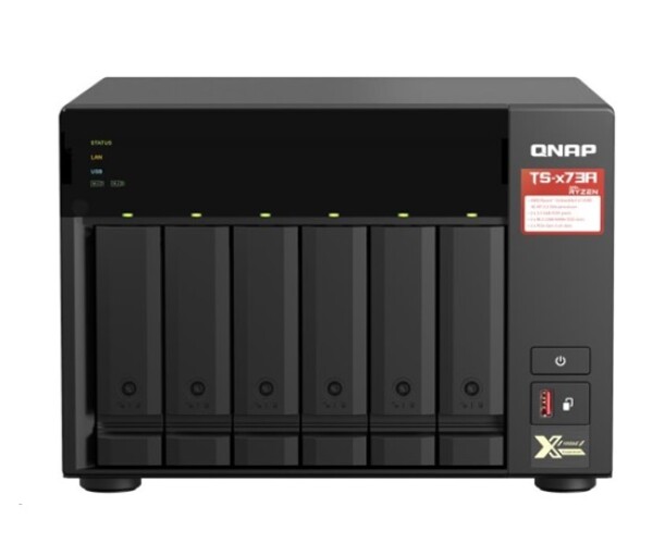 QNAP TS-673A-8G (4C/Ryzen V1500B/2,2GHz/8GBRAM/6xSATA/2xM.2/2x2,5GbE/4xUSB3.2/2xPCIe) EDF_1145523