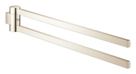 GROHE - Selection Dvojitý držák na ručníky, otočný, leštěný nikl 41063BE0