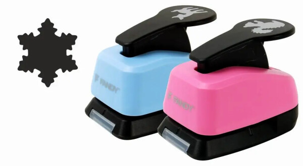 Děrovačka dekorační 25mm - Vločka 146