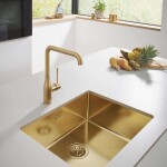 GROHE - Essence Dřezová baterie, kartáčovaný Cool Sunrise 30269GN0