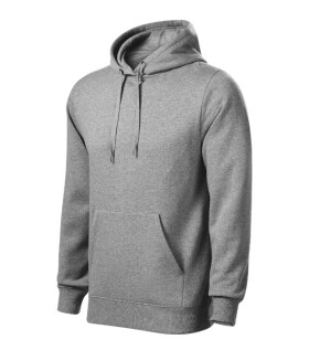 Cape mikina pánská tmavě šedý melír 3XL