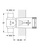 GROHE - Příslušenství Spodní díl podomítkového ventilu 29804000