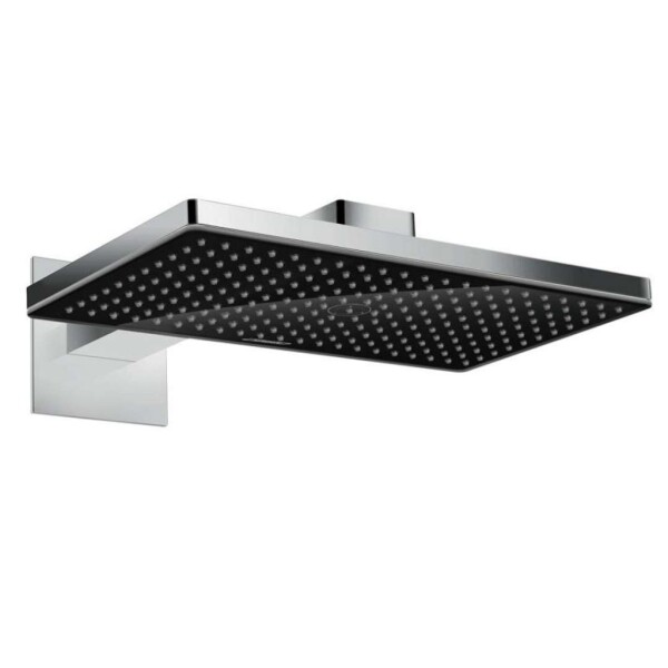 HANSGROHE - Rainmaker Select Hlavová sprcha 460, 1 proud, rameno 46 cm, černá/chrom 24003600