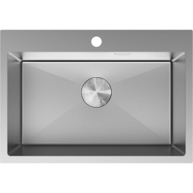 MEXEN - Solix ocelový dřez 1-bowl 650 x 450 mm, nerez 6403651000-01