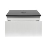 Koupelnová skříňka s žulovou deskou SAT Evolution 58x30x44,8 cm bílá mat SATEVO60WMZ SATEVO60WMZ