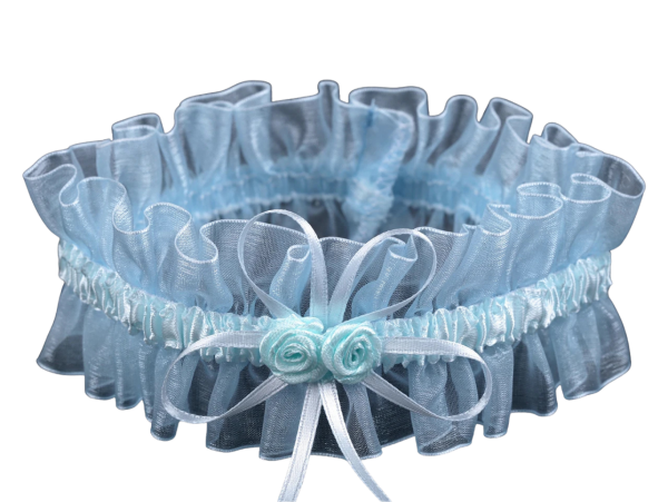 Stoklasa Podvazek svatební modrý