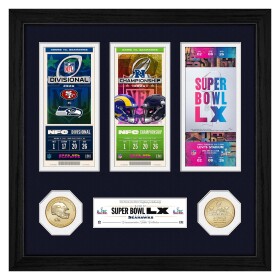 Obraz Seattle Seahawks NFL Road to Super Bowl LX Tickets Bronze Coins