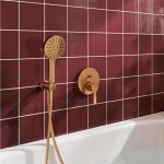 GROHE - Lineare New Baterie pod omítku pro 2 spotřebiče, kartáčovaný Warm Sunset 24064DL1