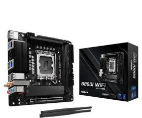 ASRock B860I WiFi / B860 / LGA 1851 / 2x DDR5 / PCIEx 16 / 2.5GLAN / Wi-Fi / mini-ITX (90-MXBQQ-A0UAYZ)