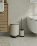 WC štětka na postavení, béžová/černá, AWD INTERIOR 2096 AWD02022096