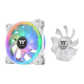 THERMALTAKE SWAFAN 12 RGB Radiator bílá 3ks / Ventilátor / 120 mm / Hydraulic Bearing / 2000 RPM @ 36.5 dB / 54.85 CFM (CL-F145-PL12SW-A)