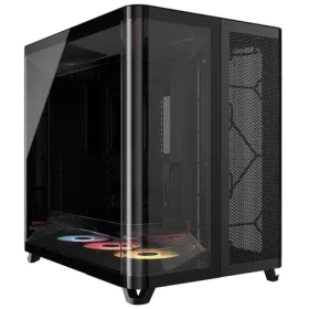 Corsair AIR 5400 RS-R ARGB černá / E-ATX / 3x USB-C / 3x 120mm / bez zdroje / průhledná bočnice (CC-9011318-WW)
