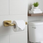REA - Držák na toaletní papír 5909 Nico Brush Gold REA-88061
