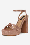 Sandály NINE WEST S3SH005-01A Látkový materiál