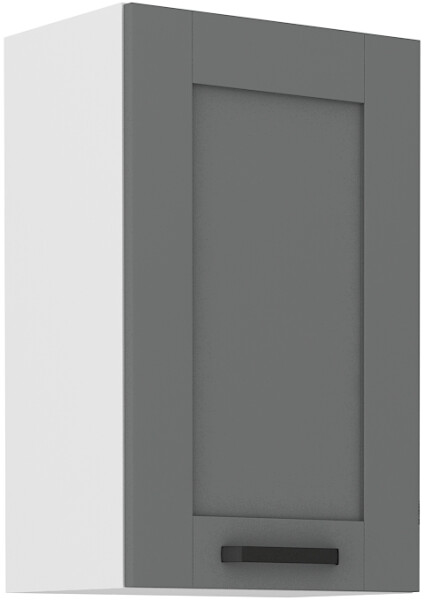 Horní skříňka Luna 45 G-72 1F Barva korpusu: Bílá, Barva dvířek: Dust Grey