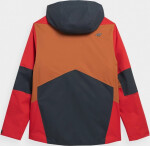 Pánská lyžařská bunda 4F H4Z22-KUMN012 červená červená