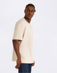 Tričko Organic Basics True Heavy Boxy Fit Tee Sandstone