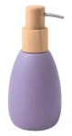 Spirella SVEN dávkovač mýdla matně levandulový / polyresin / dřevo / 260 ml