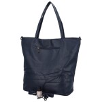 Trendová dámská koženková kabelka přes rameno Ramira, modrá