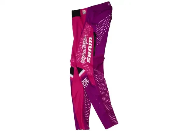 Troy Lee Designs x SRAM Sprint pánské kalhoty Radioscape Fuchsia vel. 32