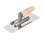 Hladítko nerez benátské trapézové, 75 x 95 x 240 mm, dřevěná rukojeť