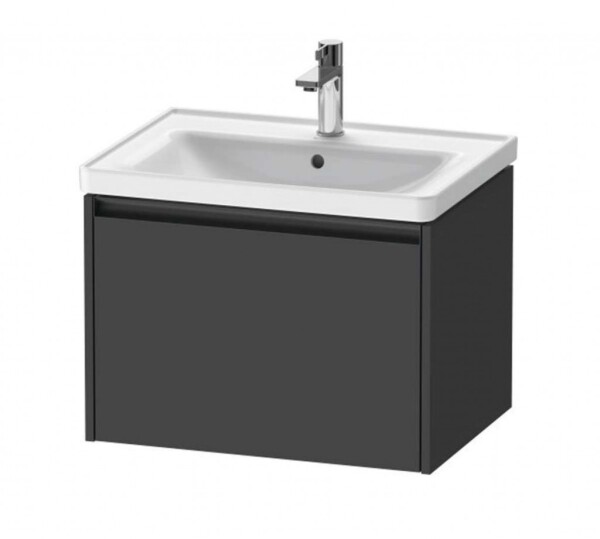 DURAVIT - Ketho.2 Umyvadlová skříňka 44x63x46 cm, 1 zásuvka, grafit mat K25082049490000