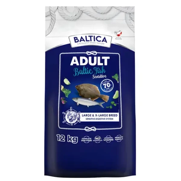 BALTICA Excellent Sensitive Baltská ryba 12 kg / Granule pro psy / velká a obří plemena / monobílkovina / bez obilovin