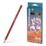 ErichKrause Kids Space Animals bezdřevé pastelky sada 12 barev