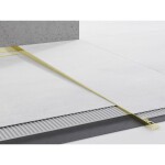 MEXEN - Line-B spádová lišta podlahová 120 cm pravá, zlato 185001120R