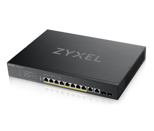 Zyxel XS1930-12HP 8-port Multi-Gigabit Smart Managed PoE Switch with 2 10GbE and 2 SFP+ Uplink, PoE 375W EDF_311881