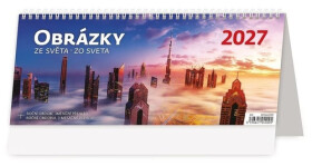 Kalendář stolní 2027 - Obrázky ze světa