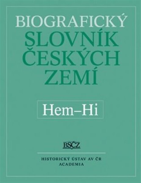 Biografický slovník českých zemí Hem-Hi Zdeněk Doskočil