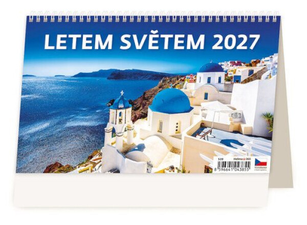 Kalendář stolní 2027 - Letem světem