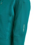 ICEBREAKER Wmns Mer 200 Realfleece Descender LS Zip H, Tidal Teal (vzorek) velikost: S